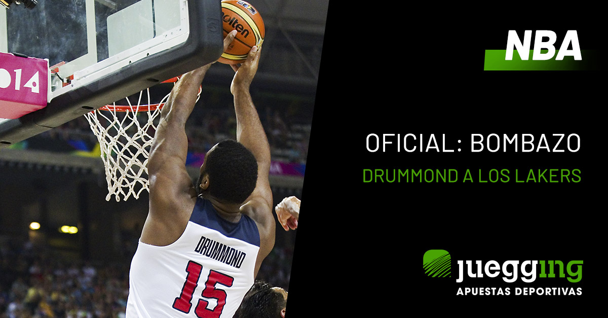 Andre Drummond ficha por Los Angeles Lakers