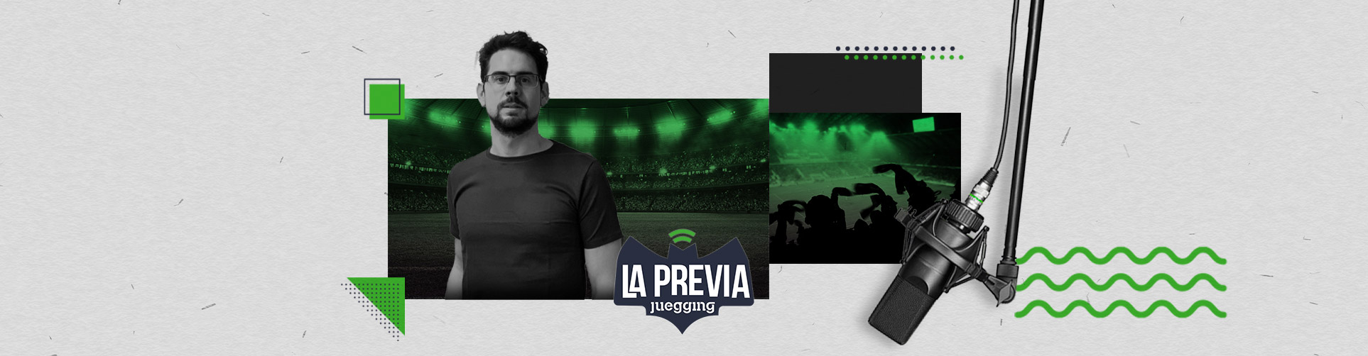 Banner versión escritorio de LA PREVIA JUEGGING CON HÉCTOR GÓMEZ