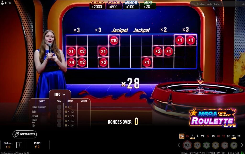 Ruleta Mega Fire Blaze