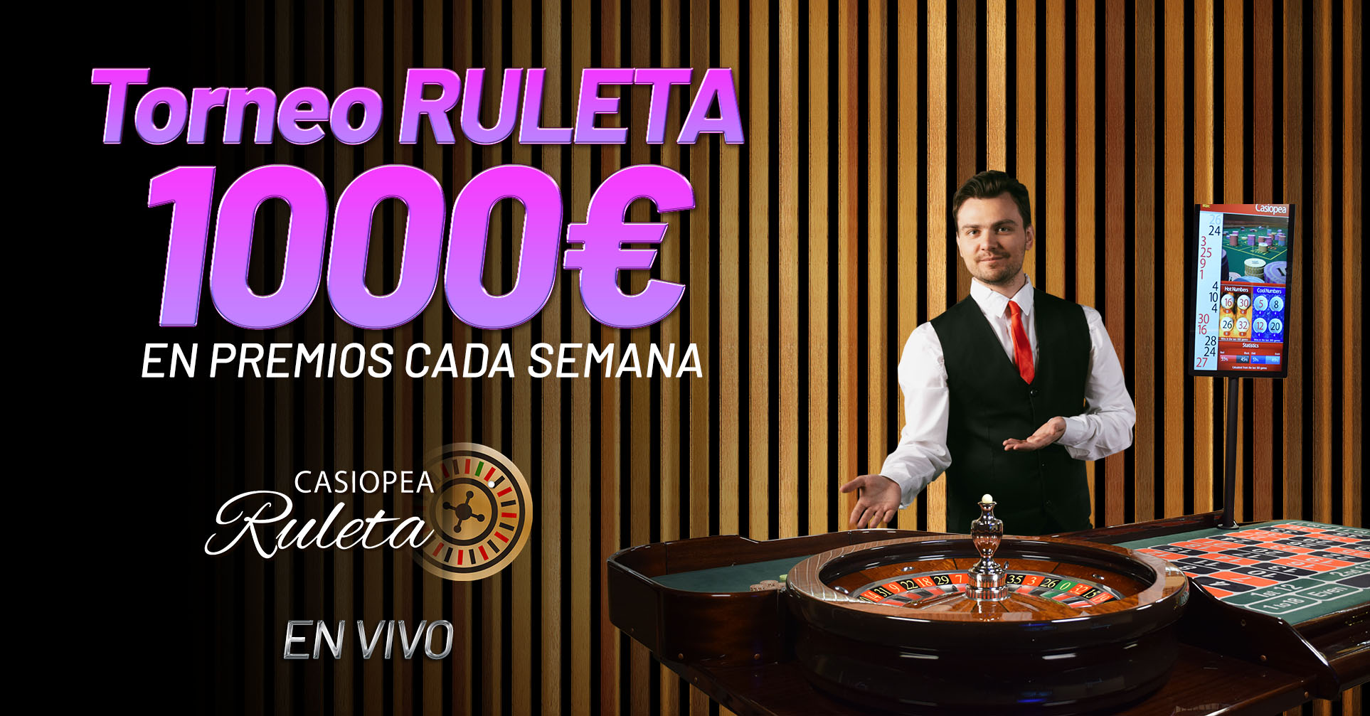 Torneo de Ruleta: 1000€ en premios cada semana