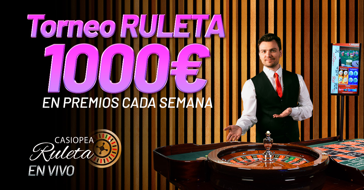 Torneo de Ruleta: 1000€ en premios cada semana