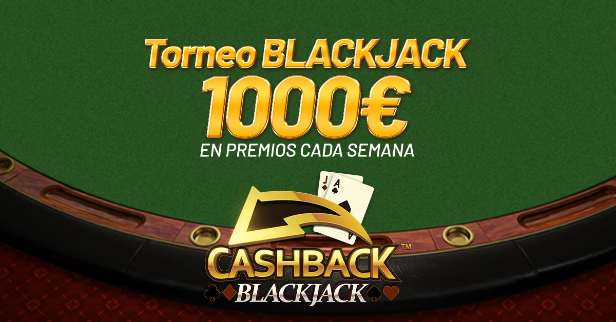 Torneo de Blackjack: 1000€ en premios cada semana