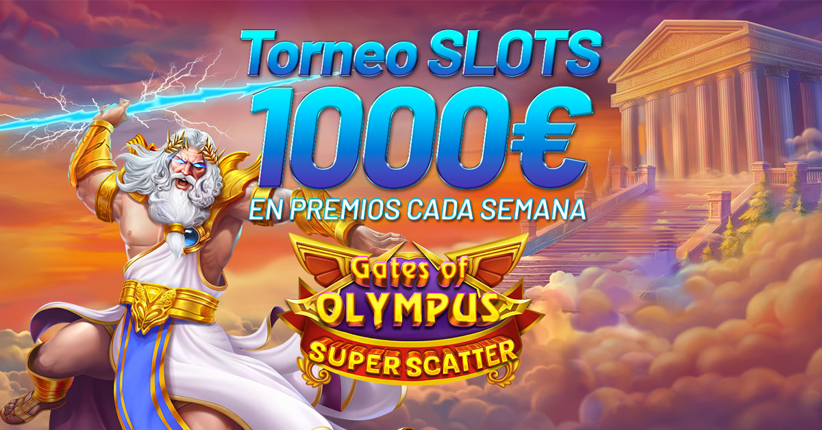 Torneo de Slots: 1000€ en premios cada semana