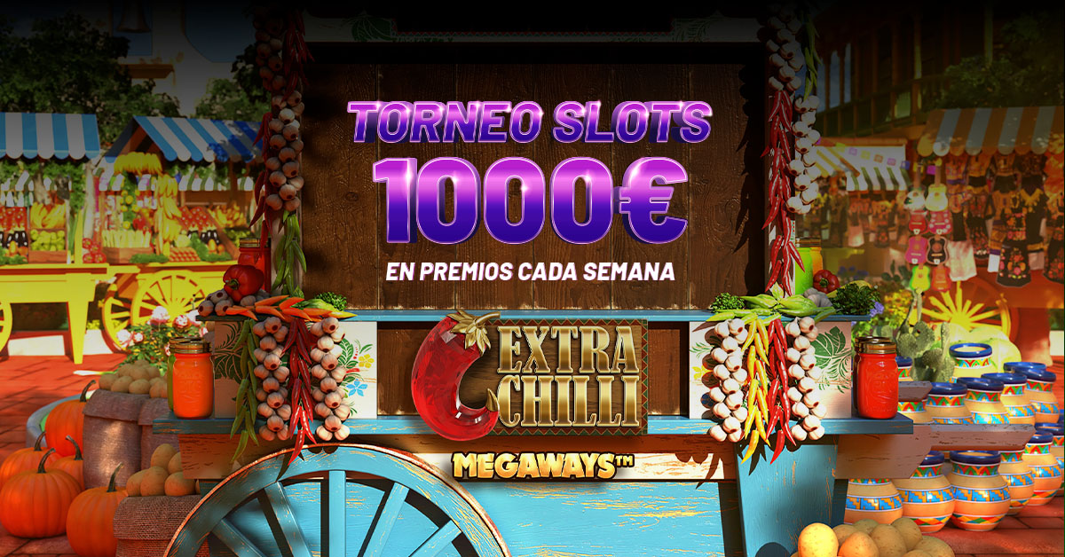 Torneo de Slots: 1000€ en premios cada semana