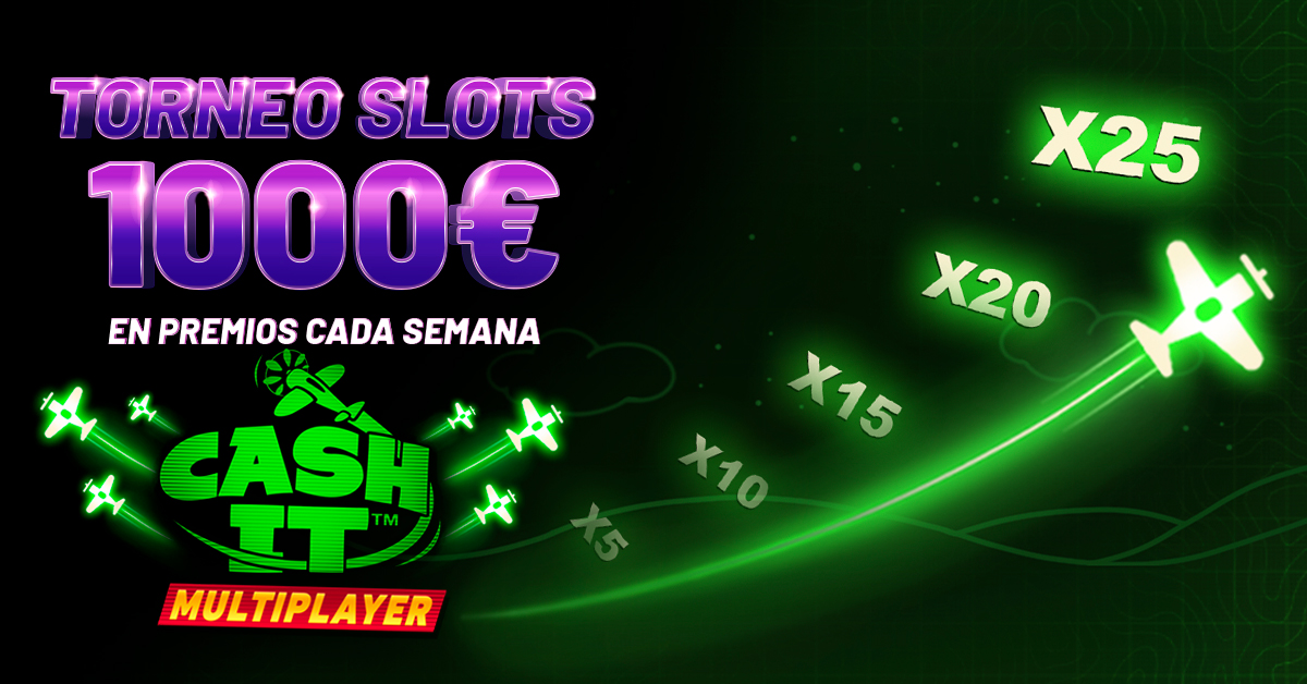 Torneo de Slots: 1000€ en premios cada semana