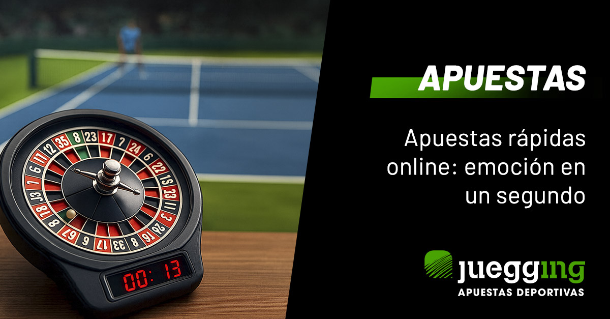 Apuestas rápidas: la adrenalina del tenis, fútbol, el ping pong, la ruleta y más en Juegging