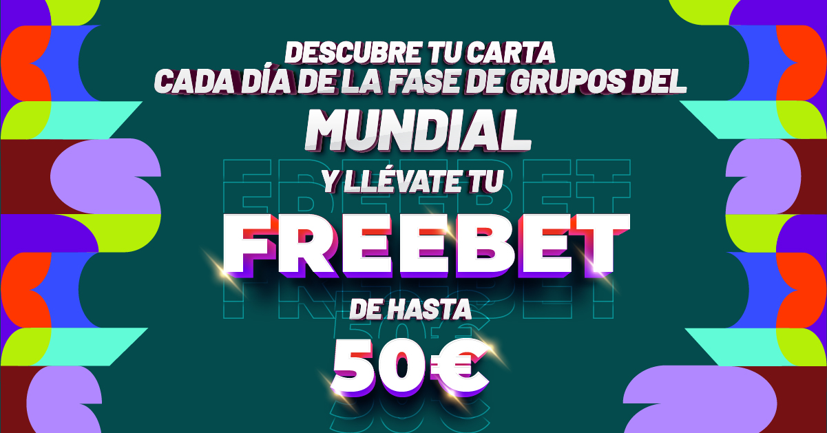 Vive el Mundial con Juegging y llévate una freebet de hasta 50€