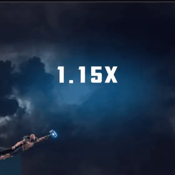 Thunderstruck FlyX, crash game disponible en Juegging